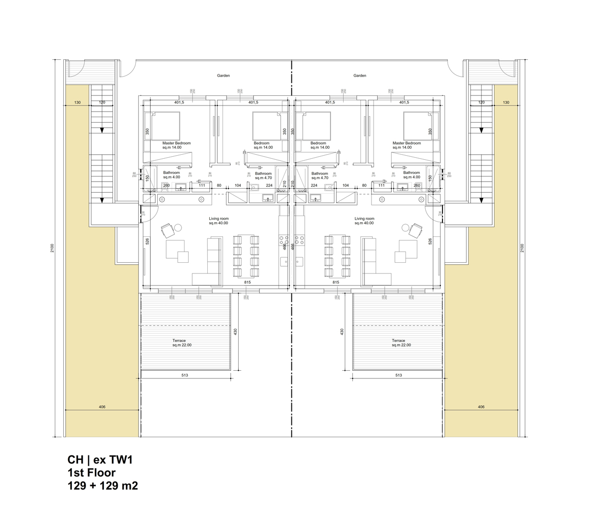Floor plan for  at Fouka Bay