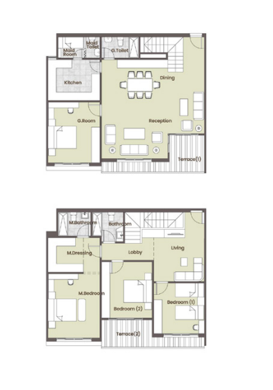 Floor plan for apartment at Azad Views