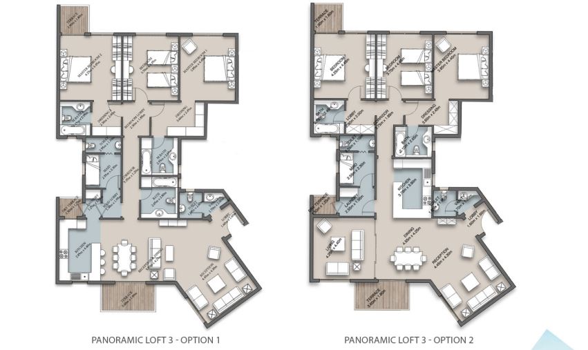 Floor plan for apartment at The Loft