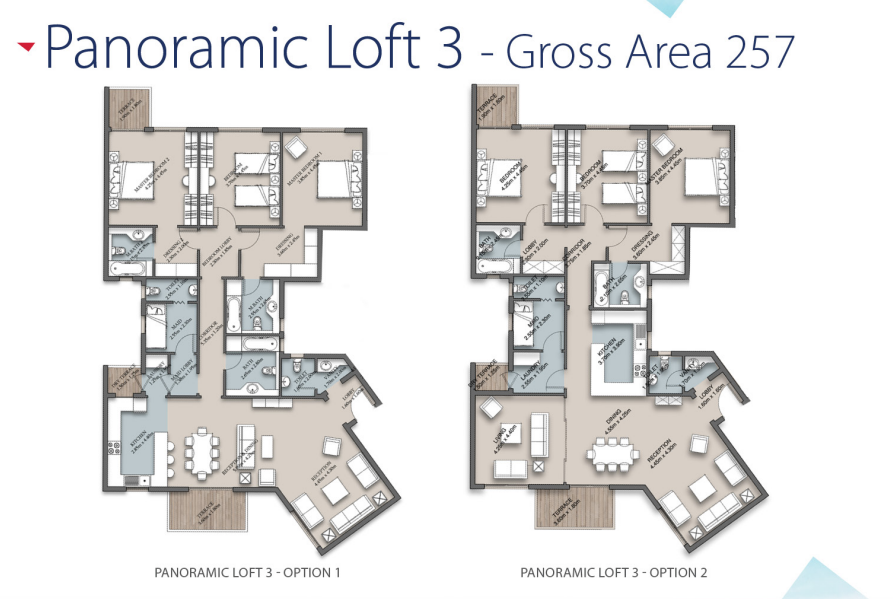 Floor plan for apartment at The Loft