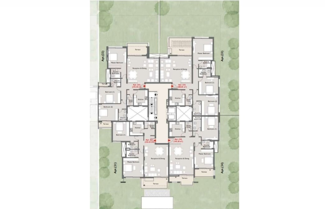 Floor plan for apartment at Capital Gardens