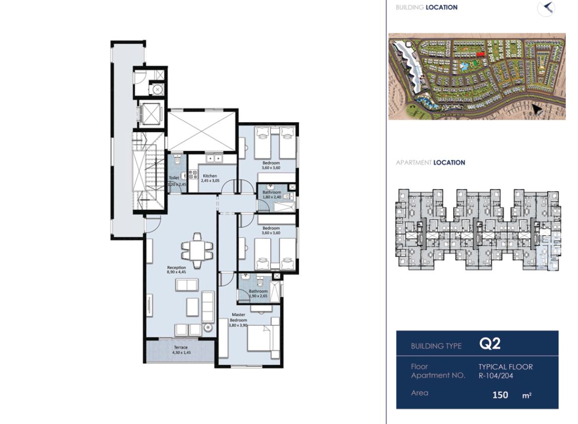 Floor plan for apartment at Fifth Square Al Marasem