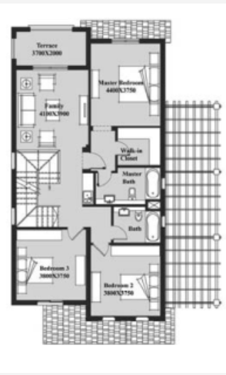 Floor plan for apartment at Mivida