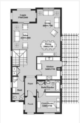 Floor plan for  at Mivida