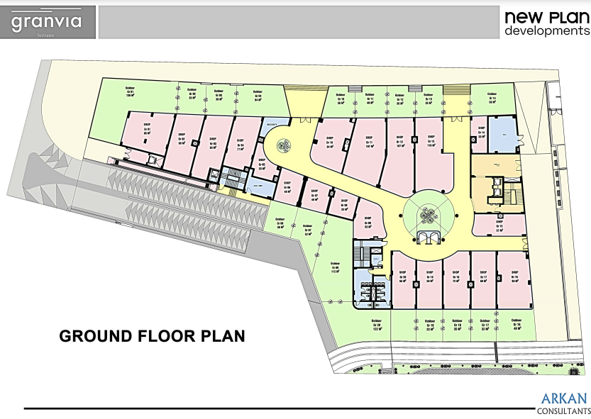Floor plan for  at Granvia Mall Serrano