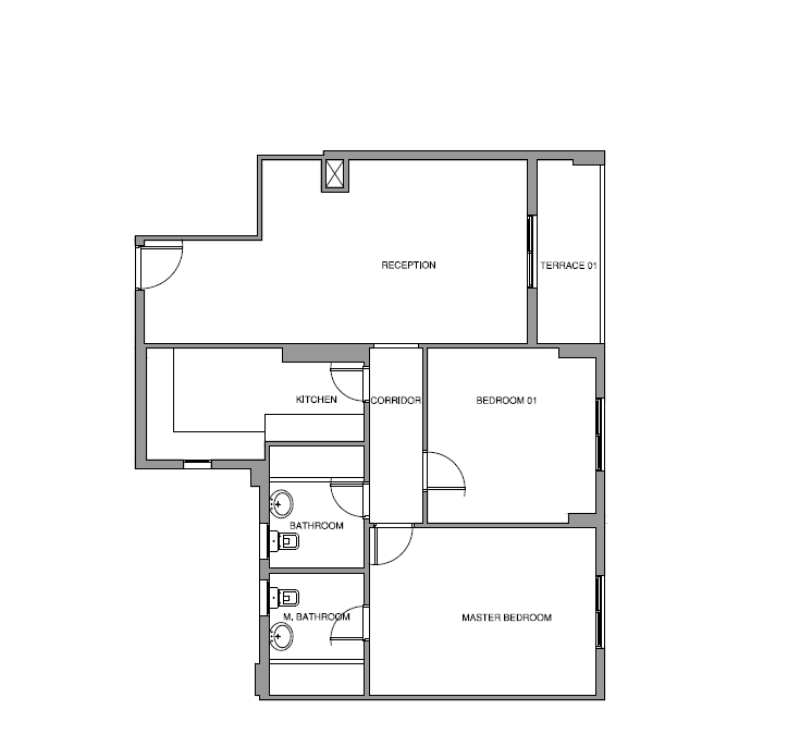 Floor plan for duplex at Mountain View ICity New Cairo
