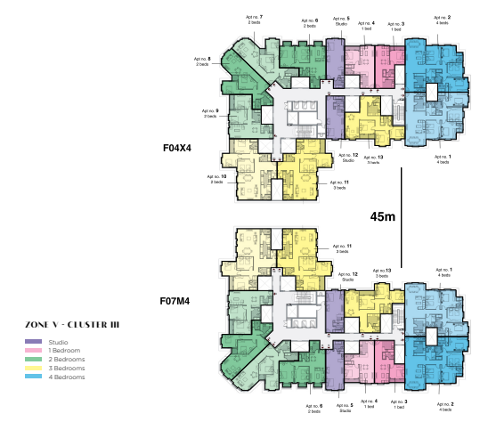Floor plan for apartment at Il Latini SED