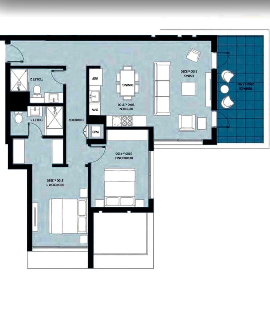 Floor plan for villa at Marassi