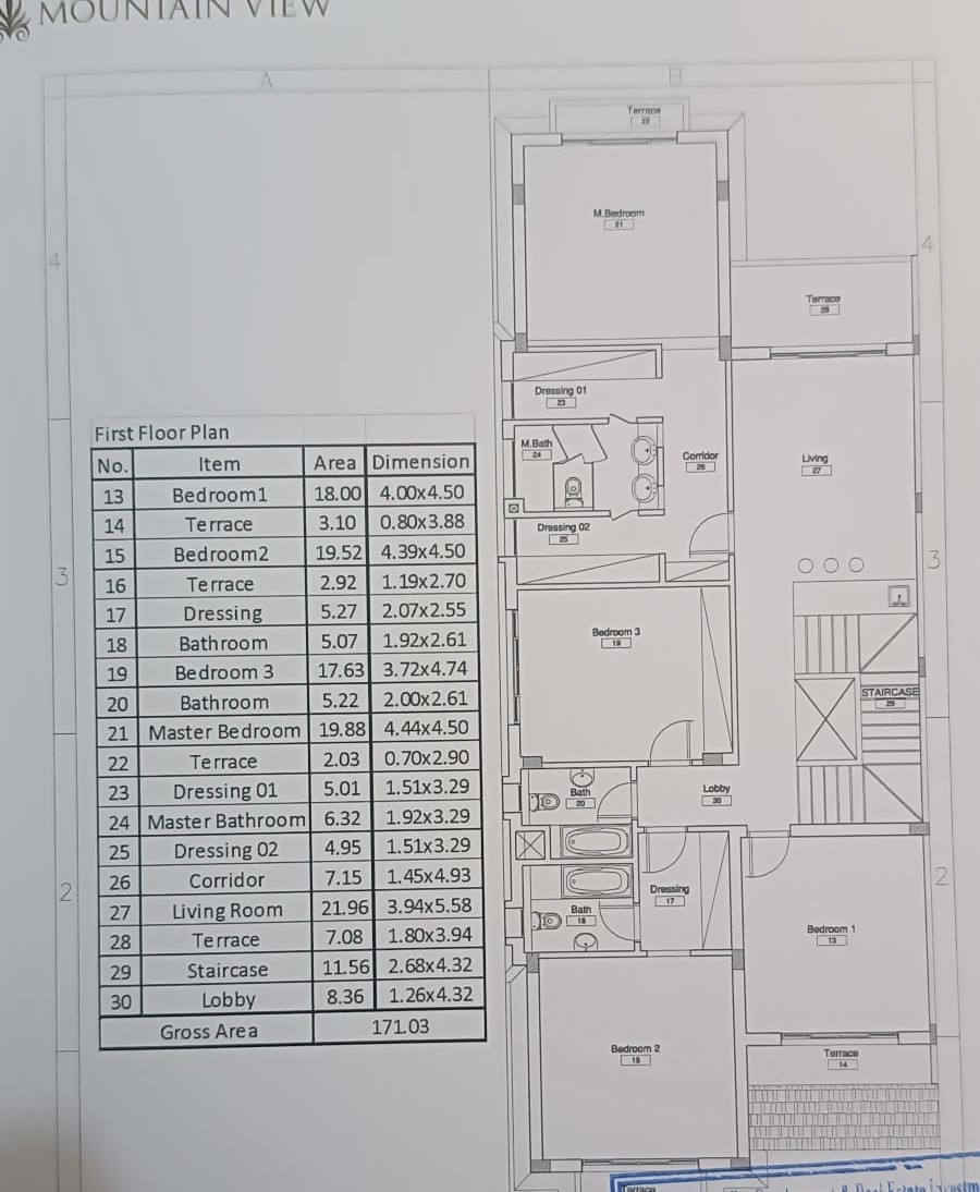 Floor plan for  at Mountain View Hyde Park