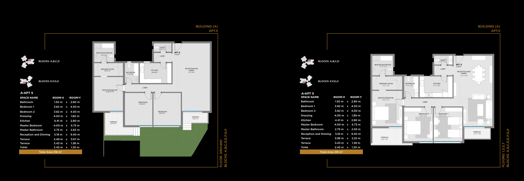 Floor plan for apartment at The Capitalway
