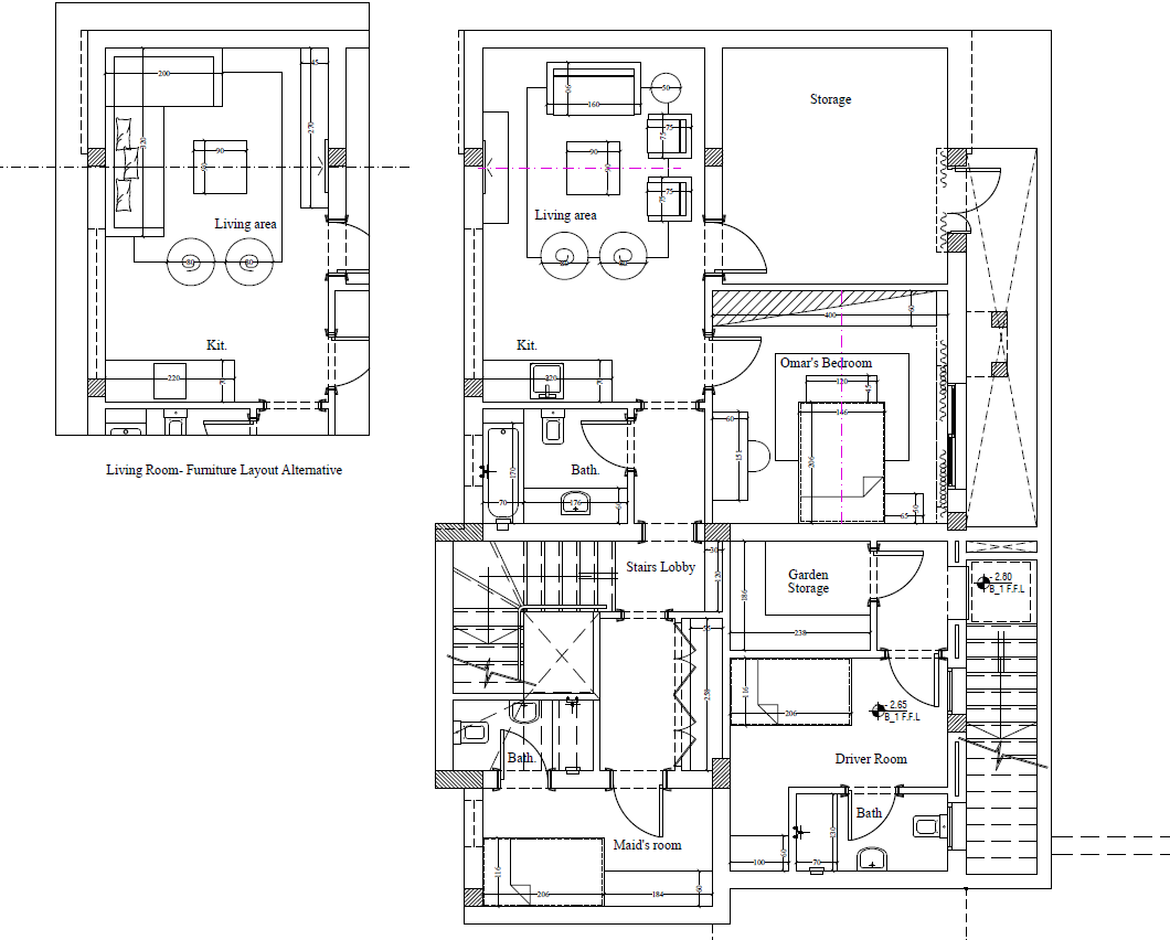 Floor plan for villa at New Giza