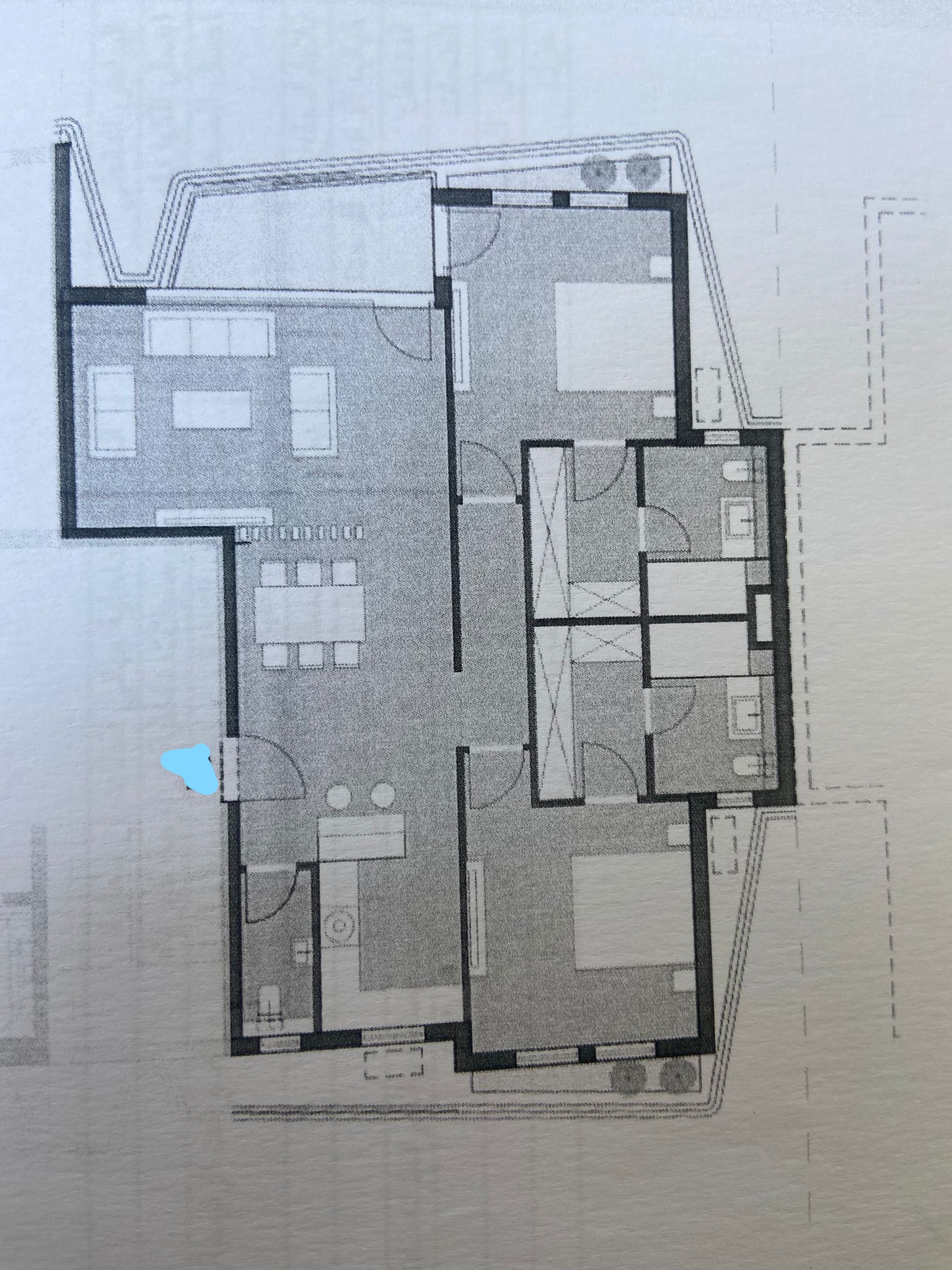 Floor plan for apartment at Badya