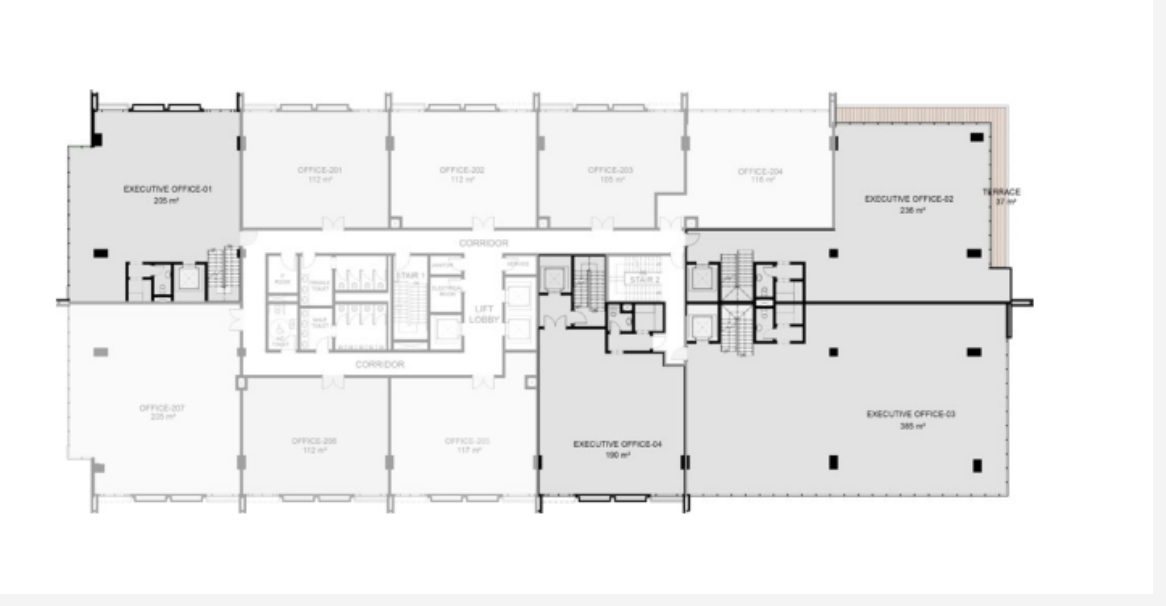 Floor plan for  at Hyde Park Business District