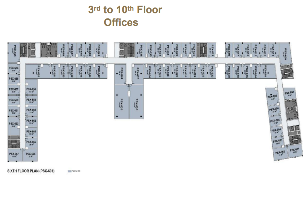 Floor plan for  at The Loft Plaza