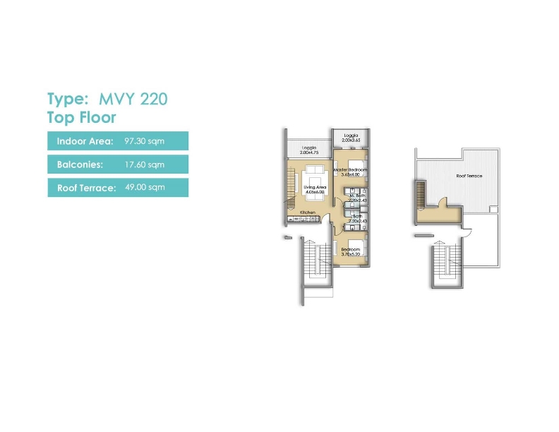 Floor plan for apartment at Mangroovy