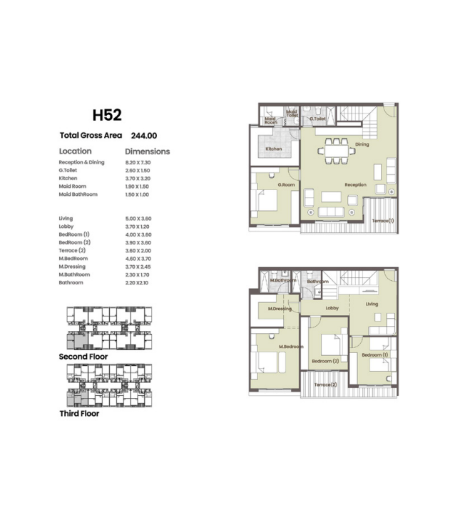 Floor plan for duplex at Azad Views