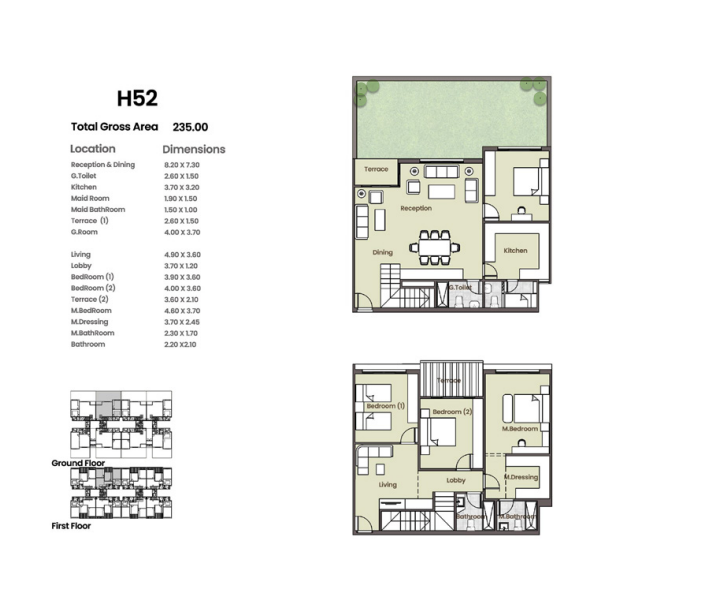 Floor plan for duplex at Azad Views
