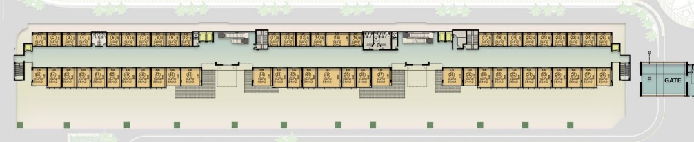 Floor plan for  at De Joya 3 strip mall