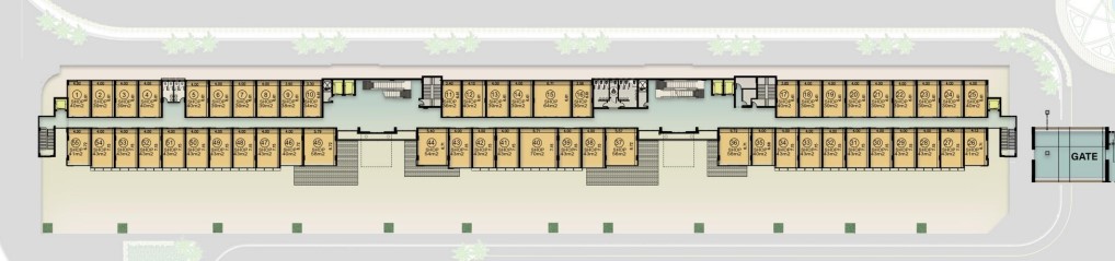 Floor plan for  at De Joya 3 strip mall