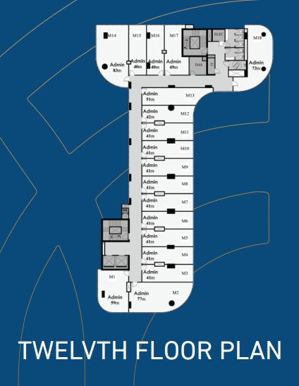 Floor plan for  at Evora Tower
