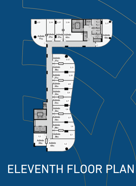 Floor plan for  at Evora Tower