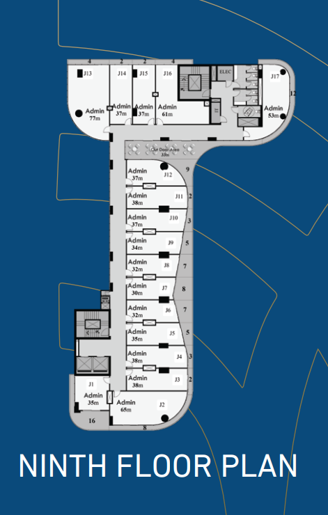 Floor plan for  at Evora Tower