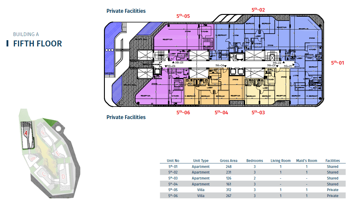Floor plan for duplex at Bloomfields