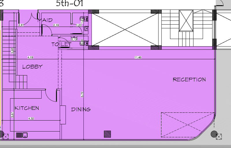 Floor plan for duplex at Bloomfields
