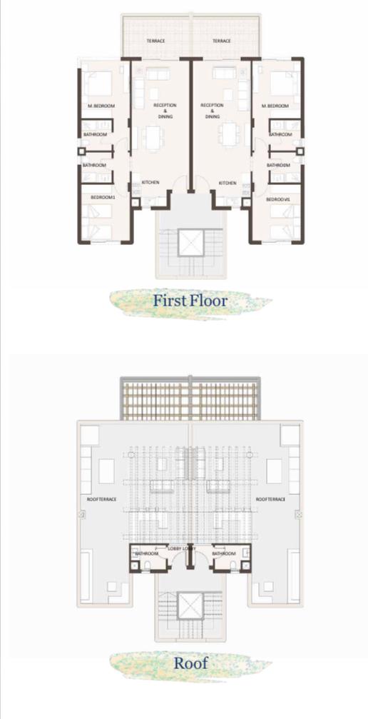Floor plan for chalet at Hacienda West