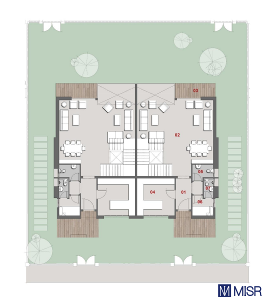Floor plan for  at Il Bosco New Capital