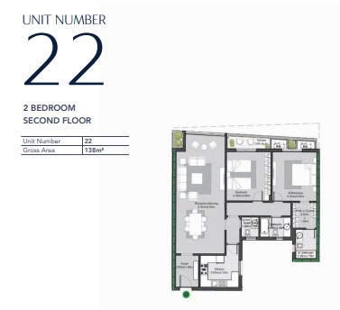 Floor plan for apartment at V Residences By Villette