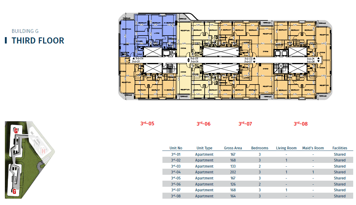 Floor plan for apartment at Bloomfields