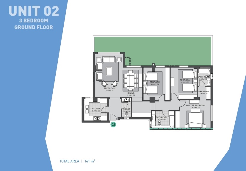 Floor plan for apartment at Sky Condos Phase 3, Villette