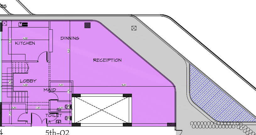 Floor plan for duplex at Bloomfields