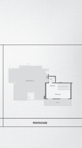 Floor plan for apartment at Palm Parks