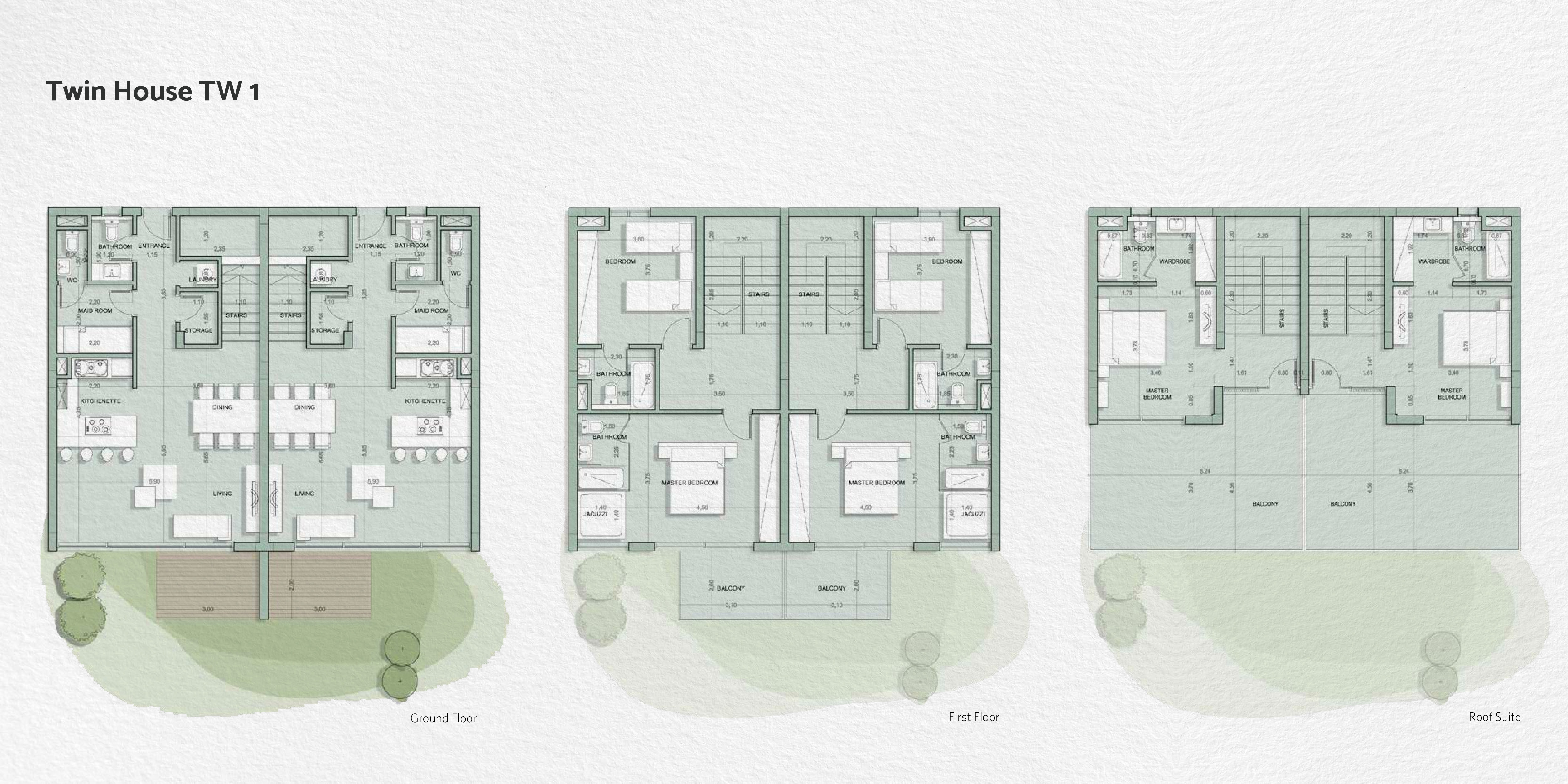 Floor plan for  at Il Monte Galala