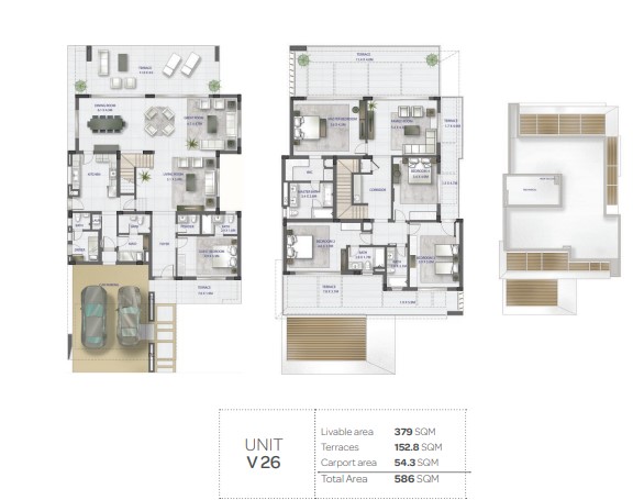 Floor plan for villa at Marassi
