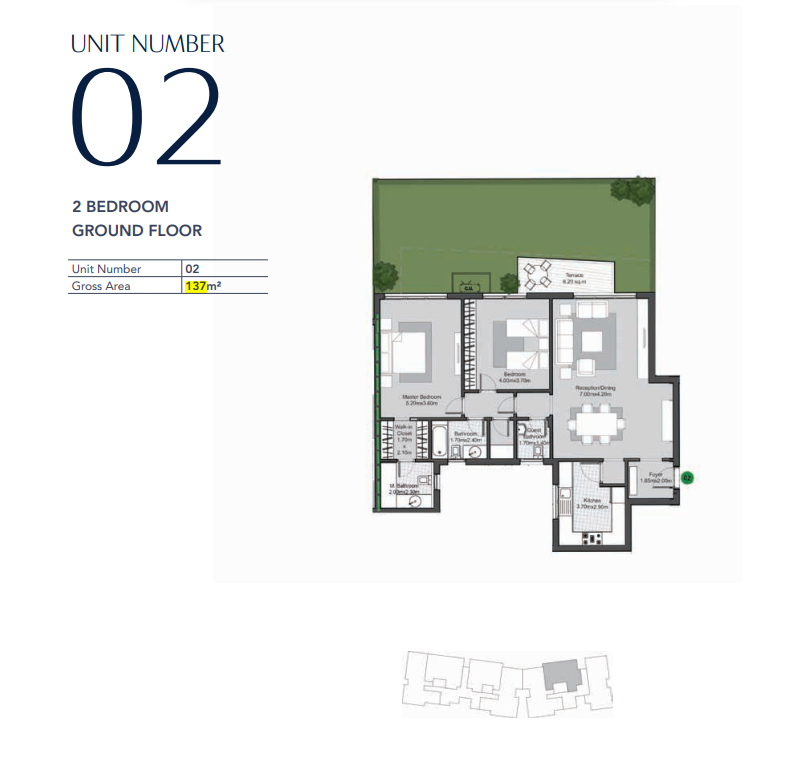 Floor plan for apartment at V Residences By Villette