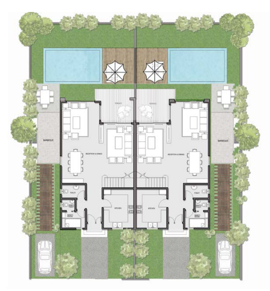 Floor plan for  at Majorelle