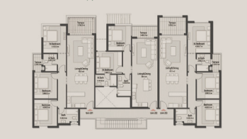 Floor plan for apartment at Masaya