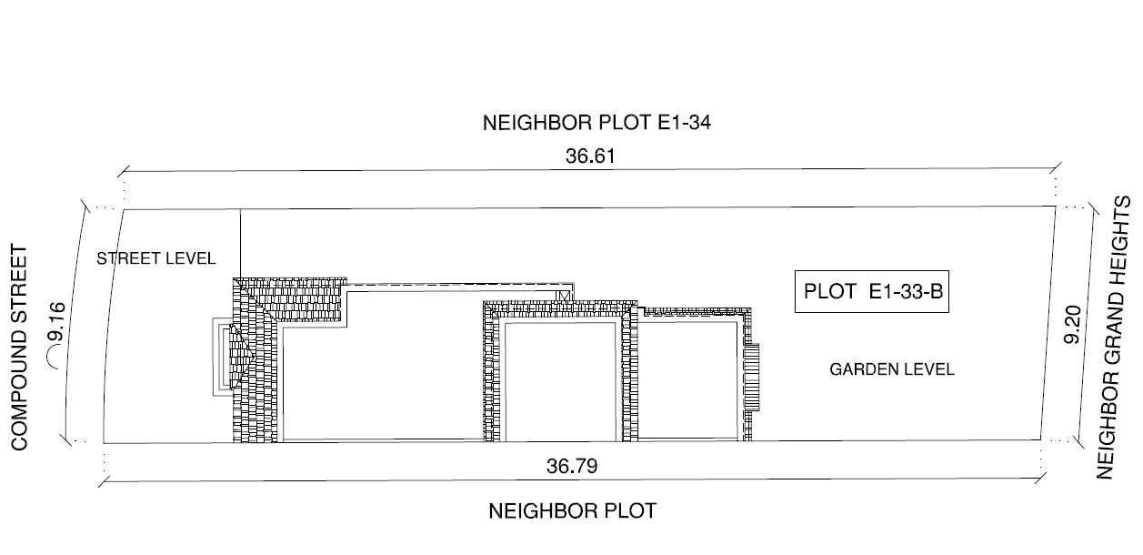Floor plan for duplex at Mountain View Chillout Park