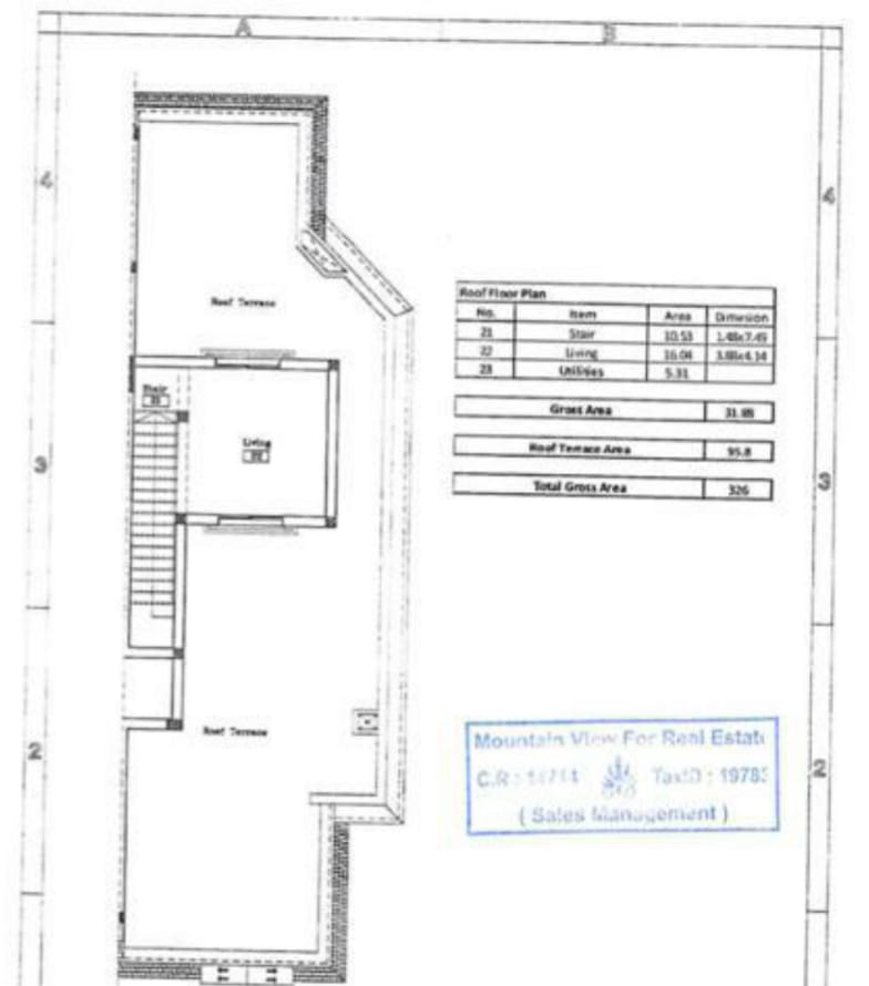 Floor plan for duplex at Mountain View October Park