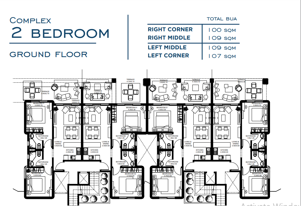 Floor plan for chalet at Bianchi Ilios