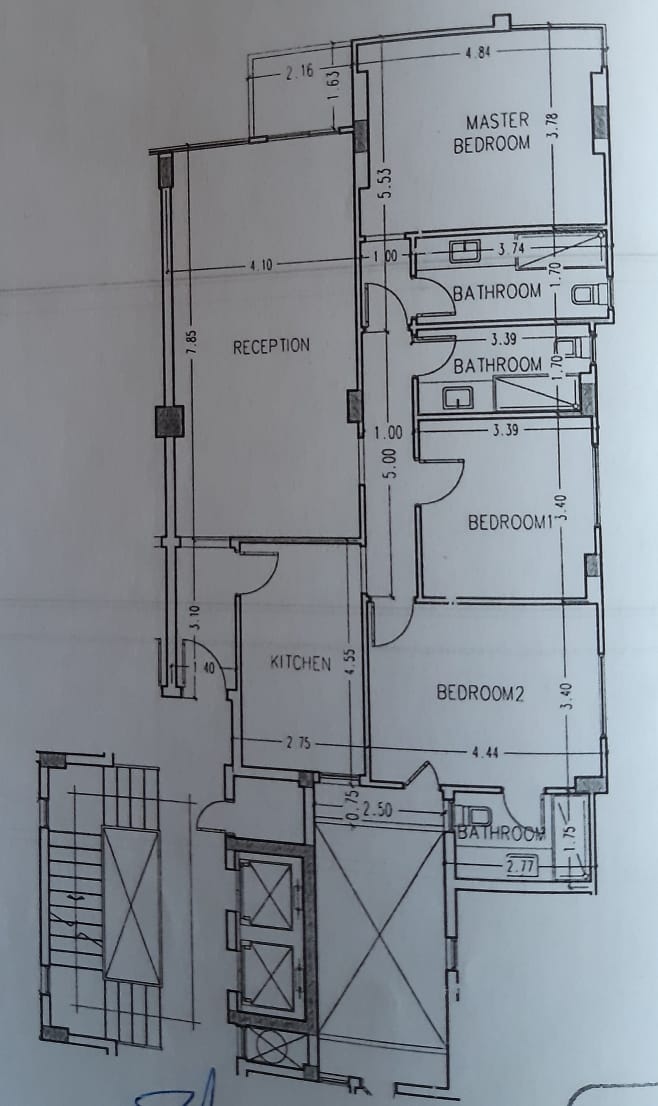 Floor plan for apartment at Sun Capital