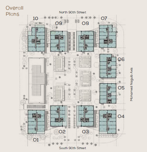 Floor plan for  at Central New Cairo