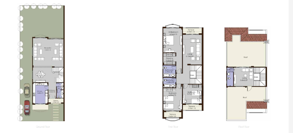 Floor plan for  at El Patio Prime
