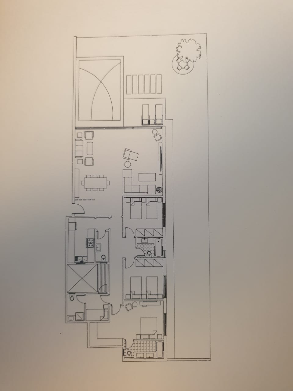 Floor plan for apartment at Lake View Residence