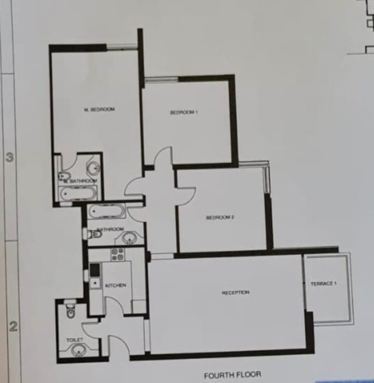 Floor plan for apartment at Mountain View ICity New Cairo