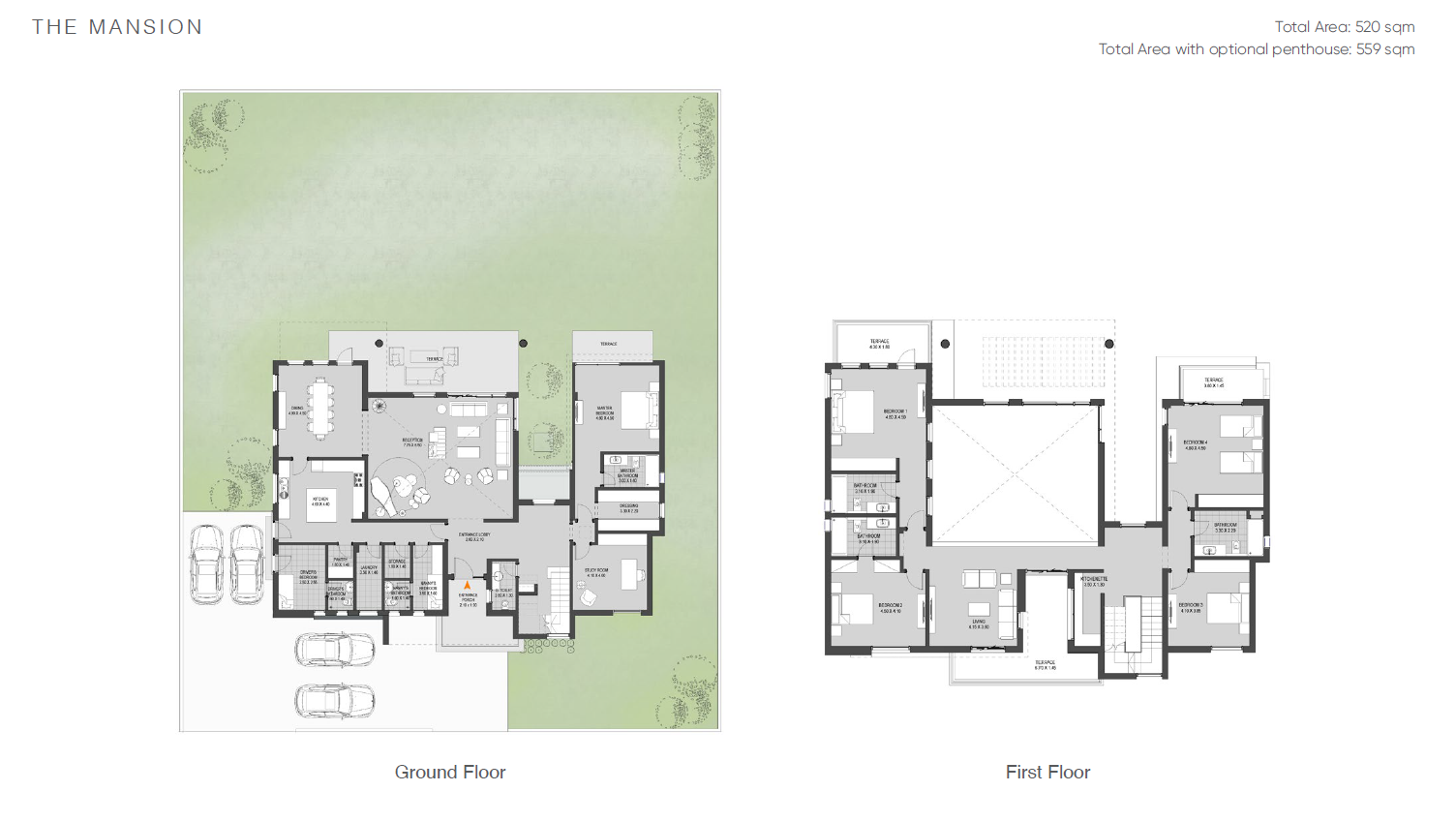 Floor plan for villa at O West Orascom