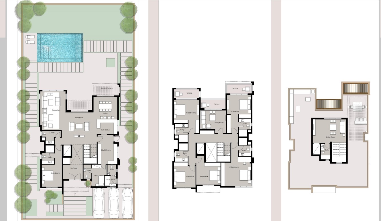 Floor plan for villa at The Crown
